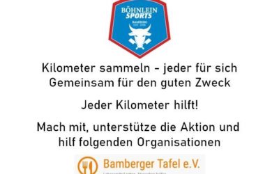 1. Böhnlein Sports Bamberg Spendenmarathon am 19.04.20